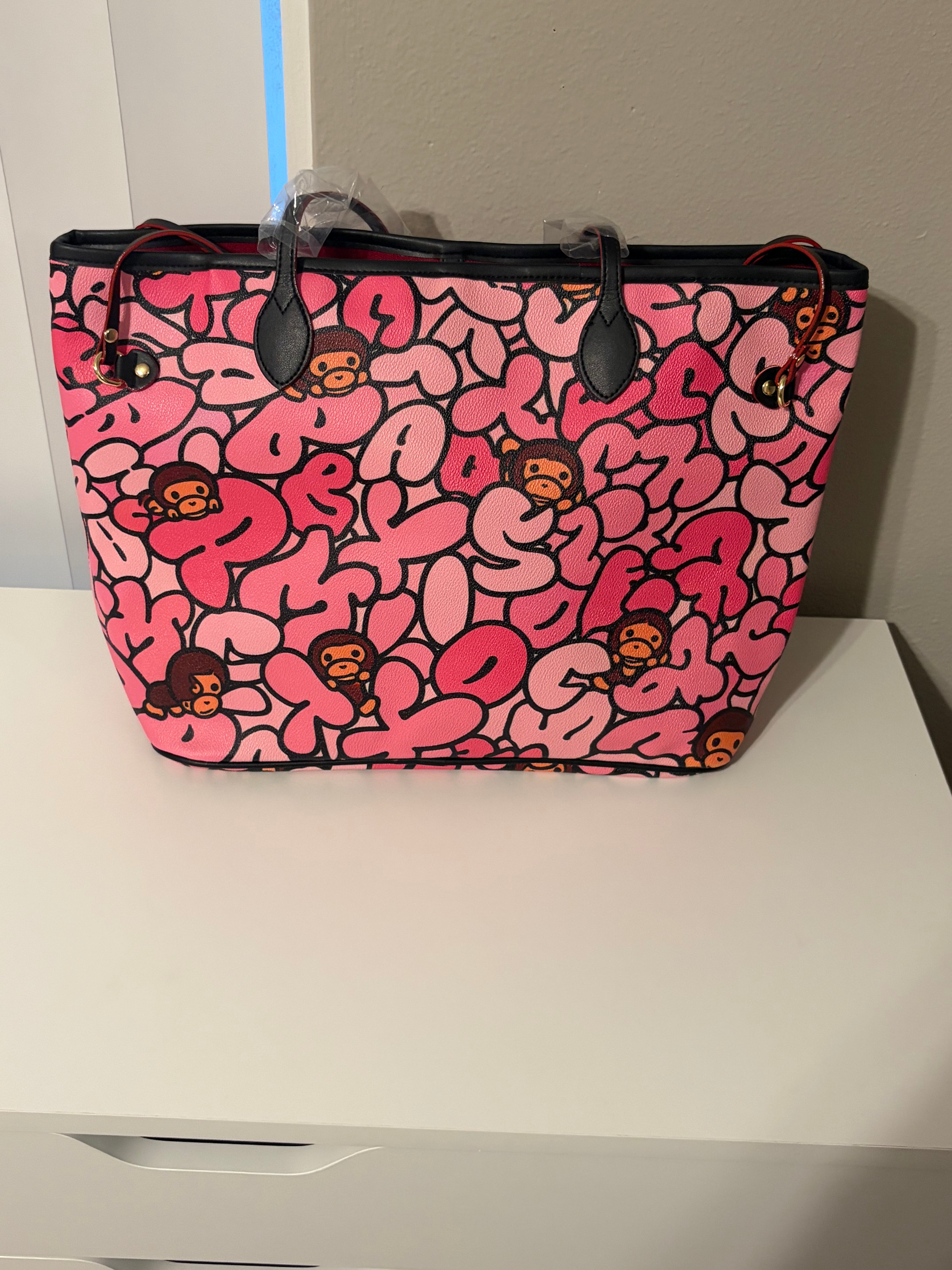 PINK BABY MILO TOTE