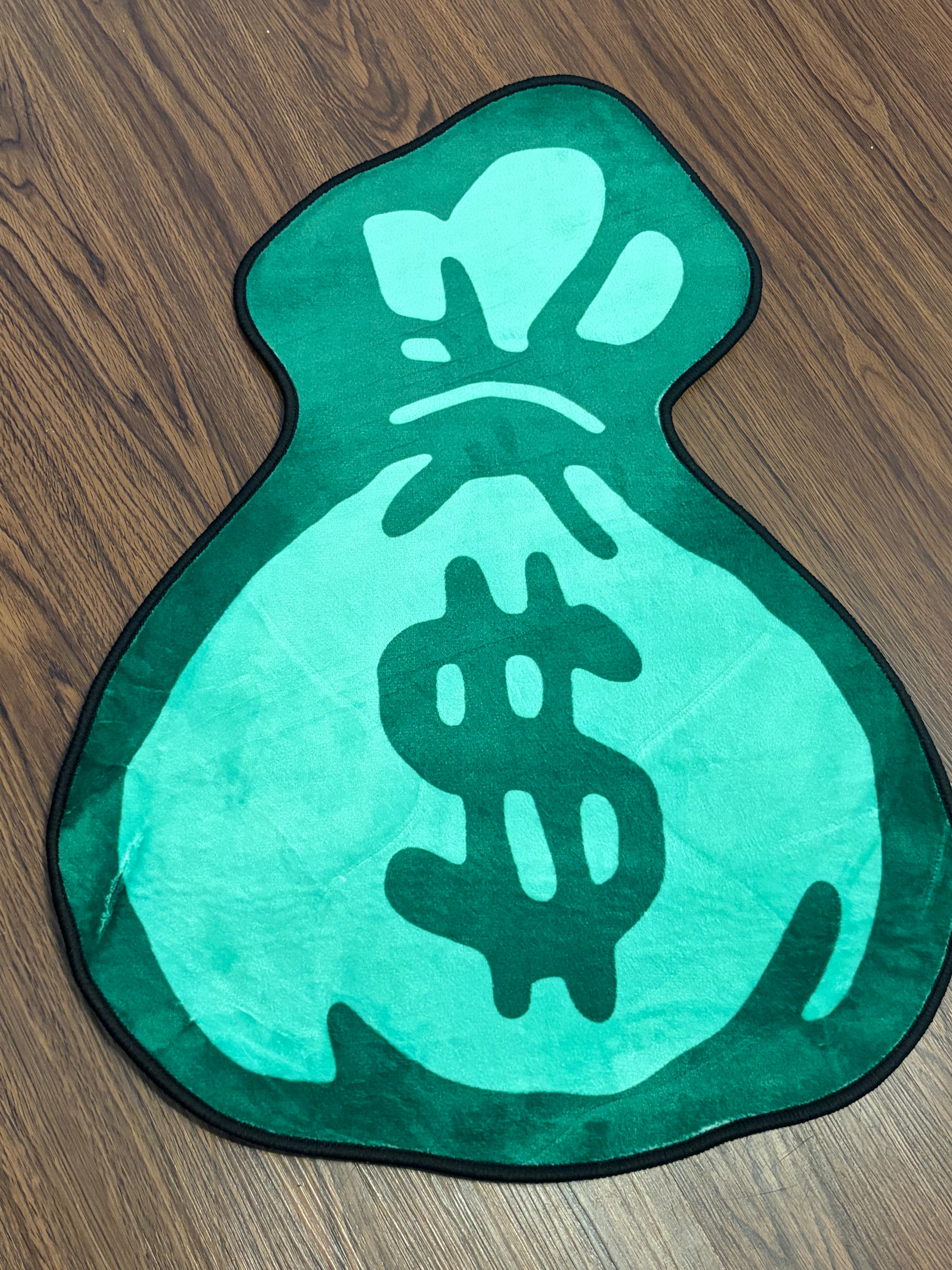 GREEN $ BAG RUG