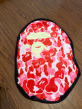 PINK BAPE RUG
