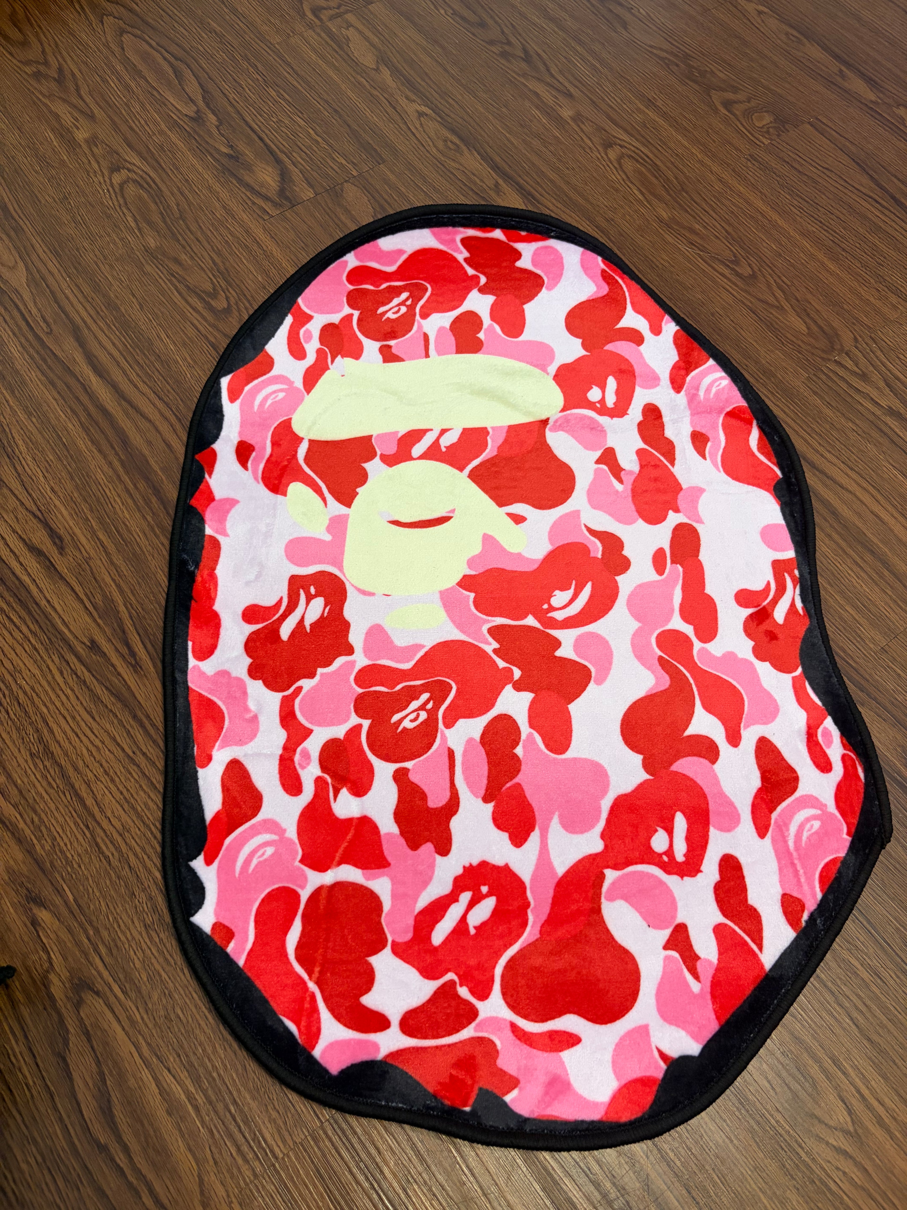 PINK BAPE RUG
