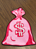 PINK $ BAG RUG