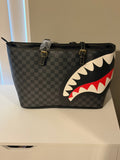 CHECKERED SHARK TOTE