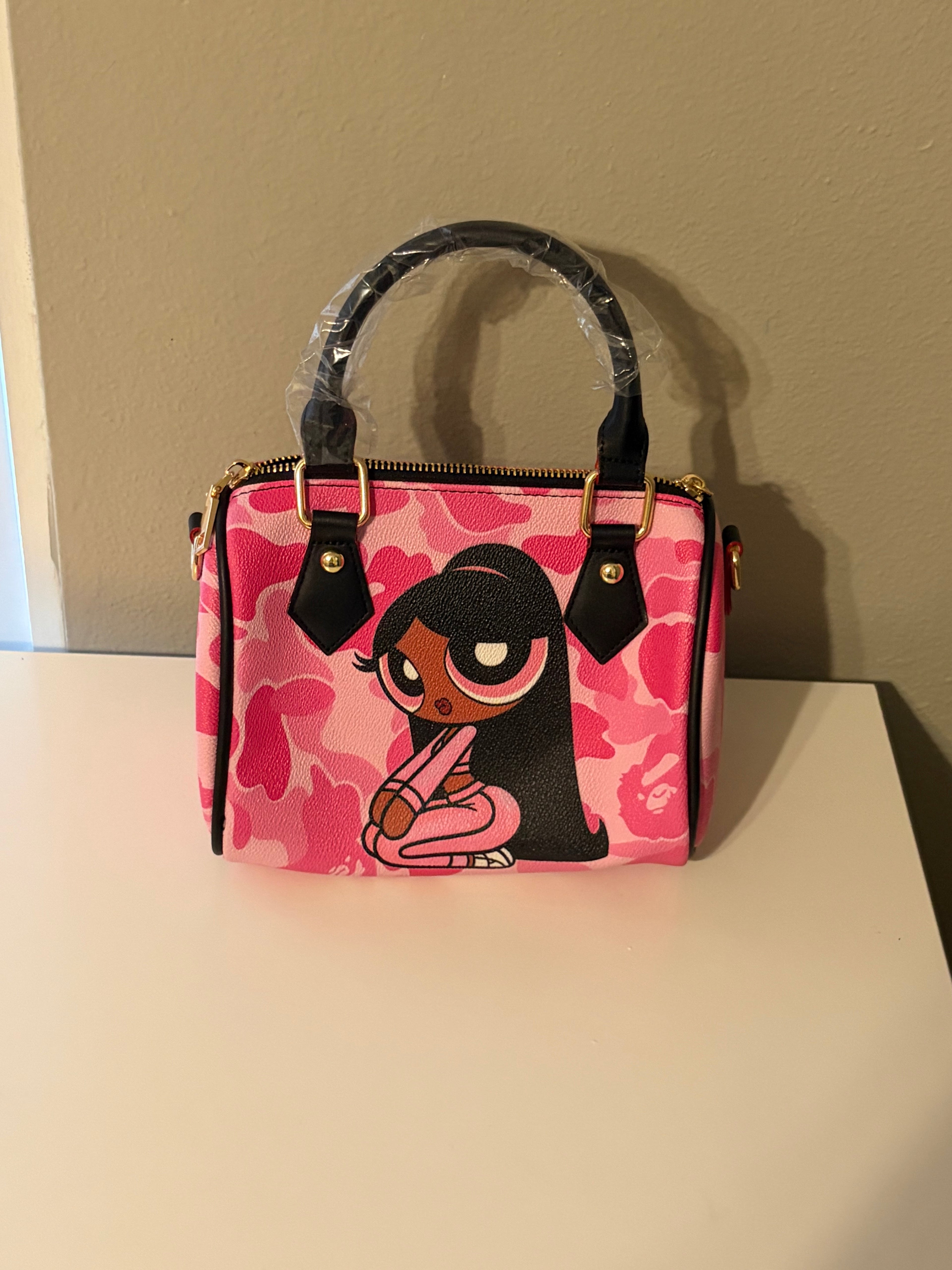 PINK BAPE X POWER PUFF GIRL