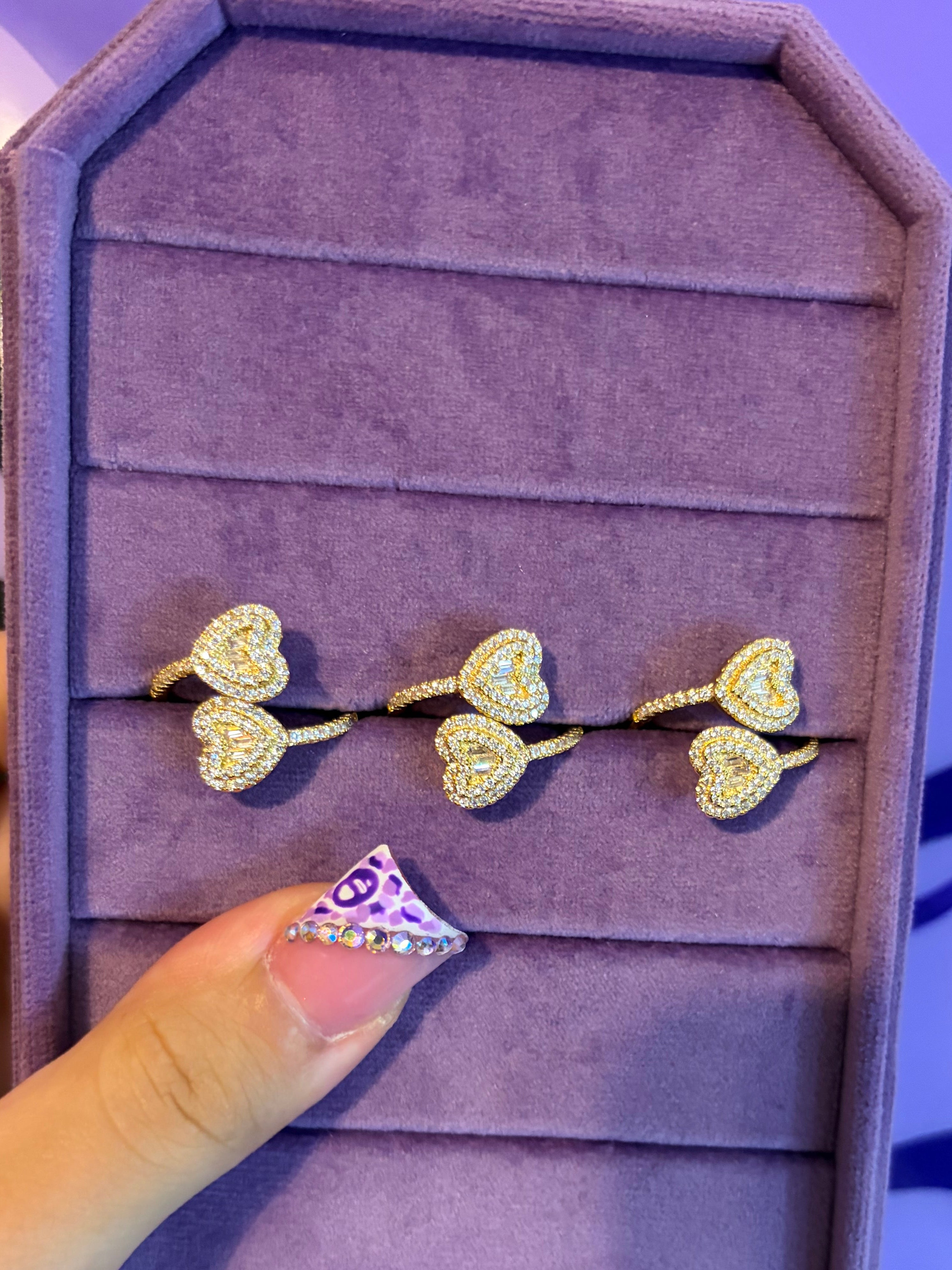 ADJUSTABLE HEART RING