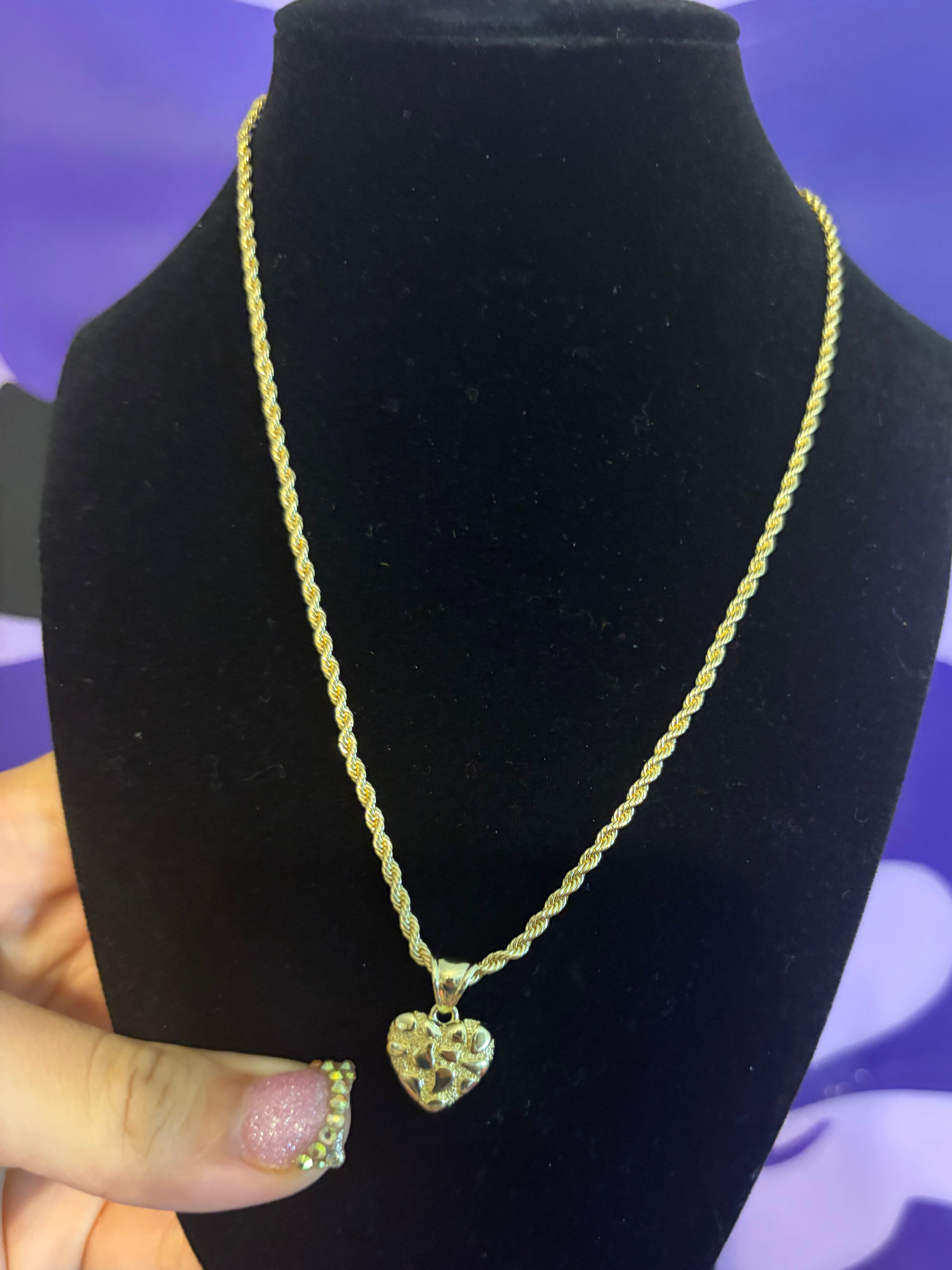 MINI HEART NUG NECKLACE